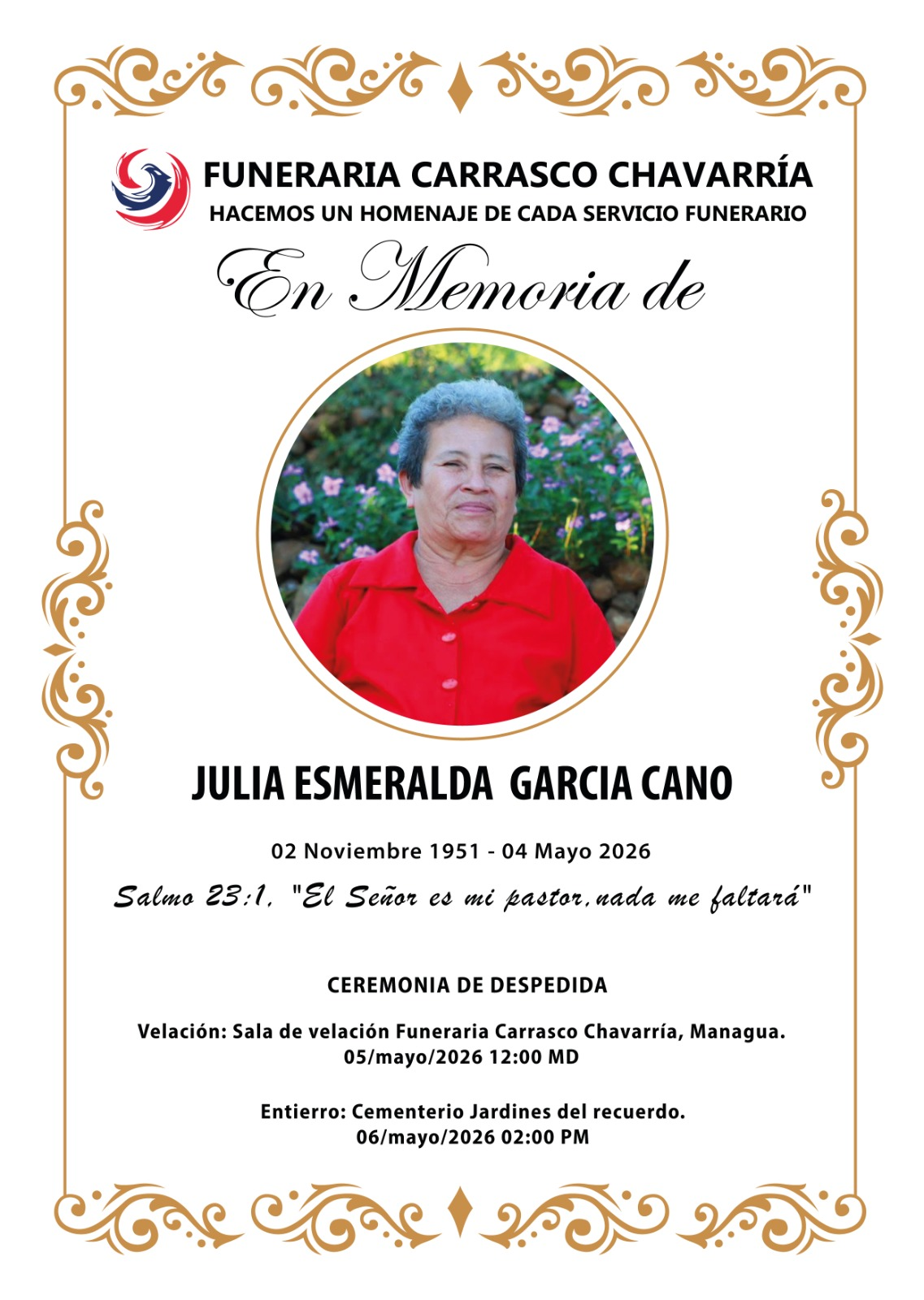 Julia Esmeralda García Cano